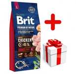 Sucha Karma BRIT Premium By Nature Adult L 15kg + GRATIS!