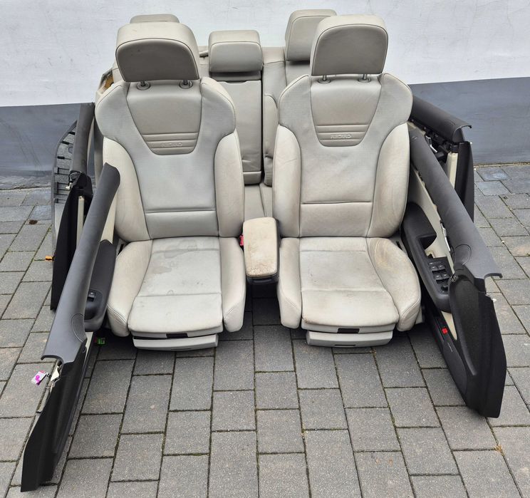 Fotele kanapa boczki Recaro Audi A4 S4 B6 B7