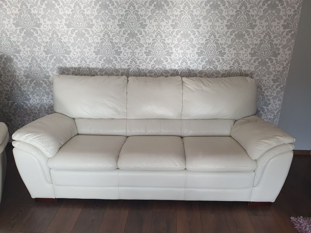Sofa z naturalnej skóry