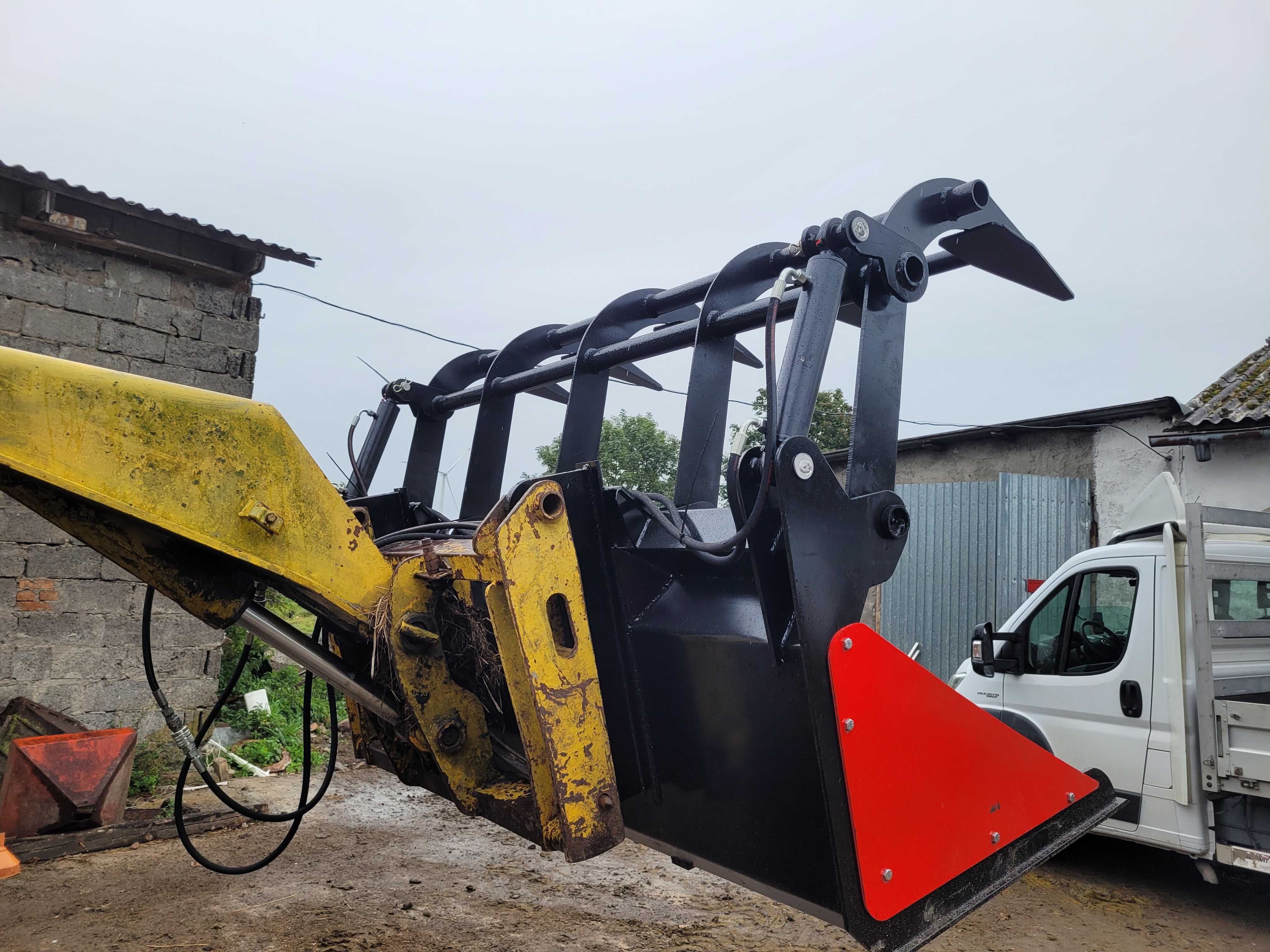 Krokodyl do tura ciągnika/ ładowarki do obornika widły łycha 2.4m 2.2m