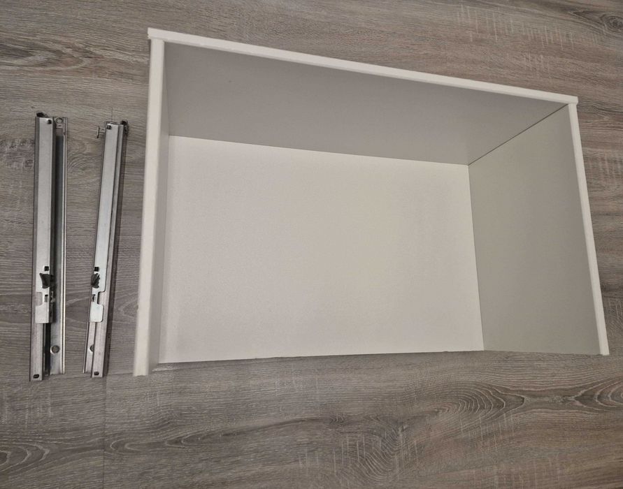 IKEA BESTA szuflada 803.515.17 + prowadnice 304.883.15 / komplet NOWY