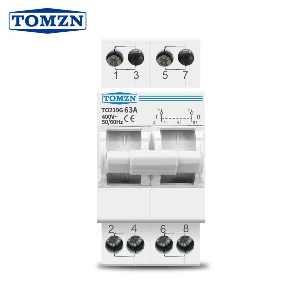 Трёхпозиционный переключатель Tomzn 1Р,2P,3Р,4Р 40А,63A(автомат ввода)
