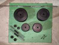 Halteres VIDAXL PT 60.5 Kg