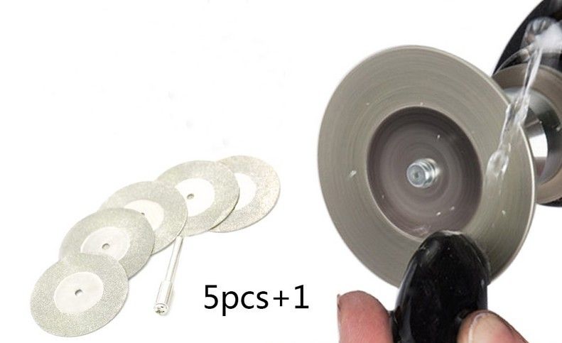 Диски-мини ф35мм или ф40 (5шт.+держатель 2.9мм) с алмазным напылением