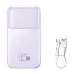 Powerbank Baseus z wyświetlaczem 10000 mAh 22.5W + kabel USB-A / USB-C