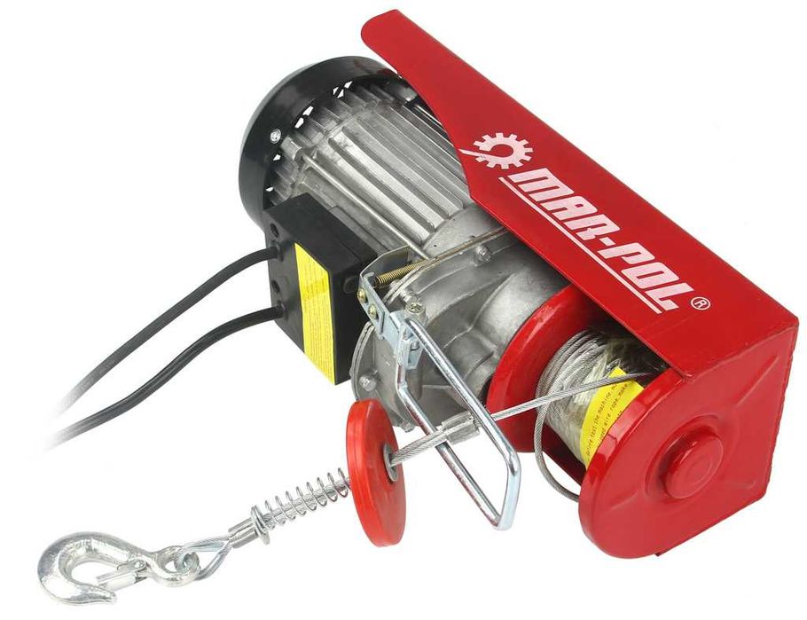 WYCIĄGARKA WCIĄGARKA Elektryczna Linowa 600kg 1200W Budowlana 230V