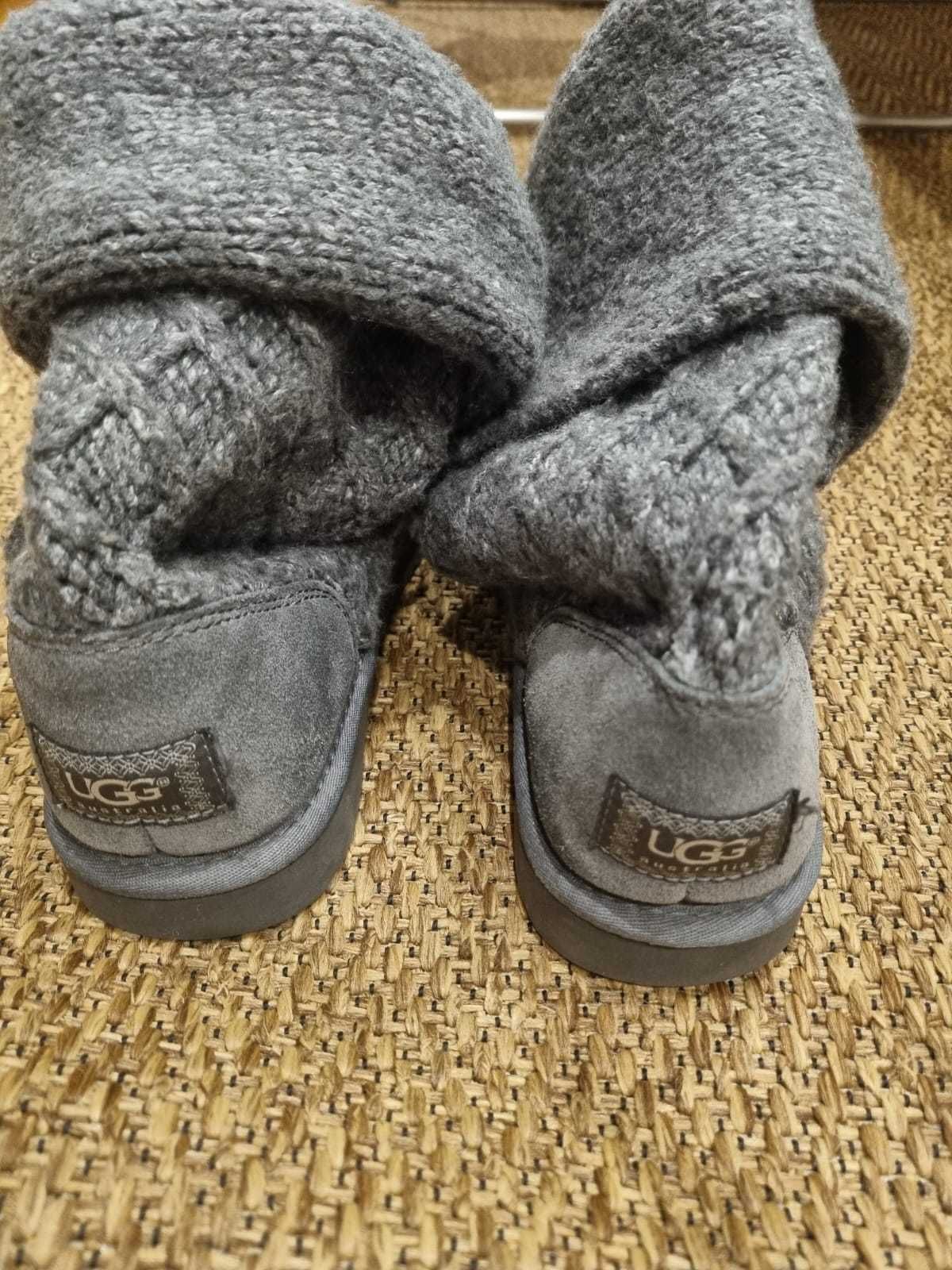 Uggs Cinzentas Bota Lã