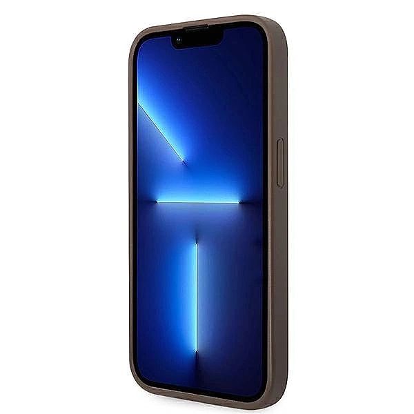 Guess GUHCP14XG4GLBR iPhone 14 Pro Max 6,7" brązowy/brown hard case 4G