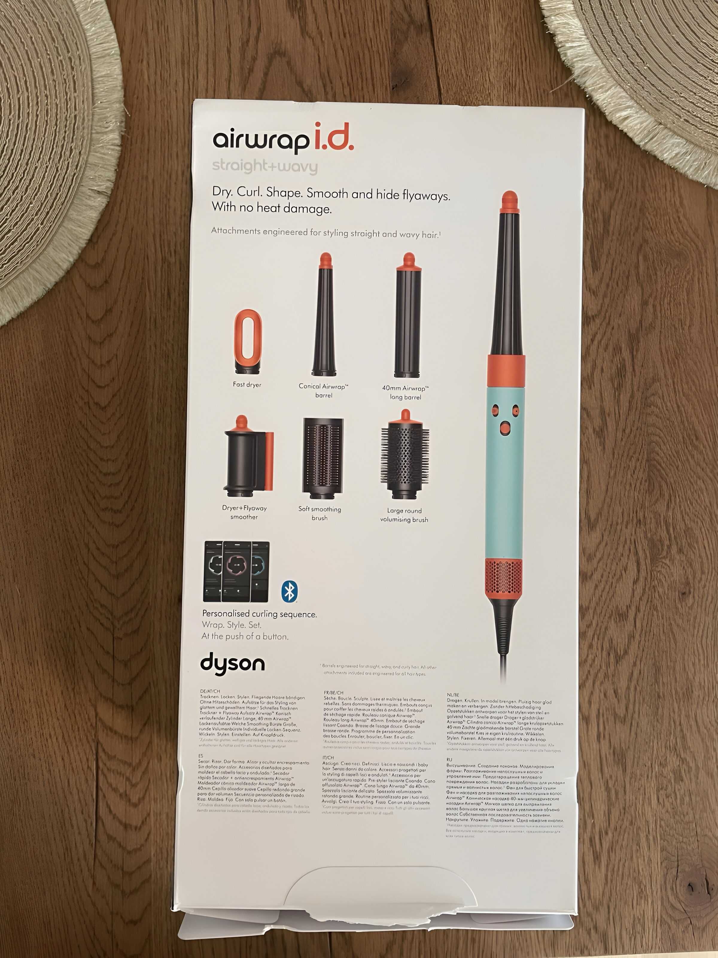 Дайсон стайлер Dyson Airwrap ID Straight+Wavy Ceramic Patina/Topaz