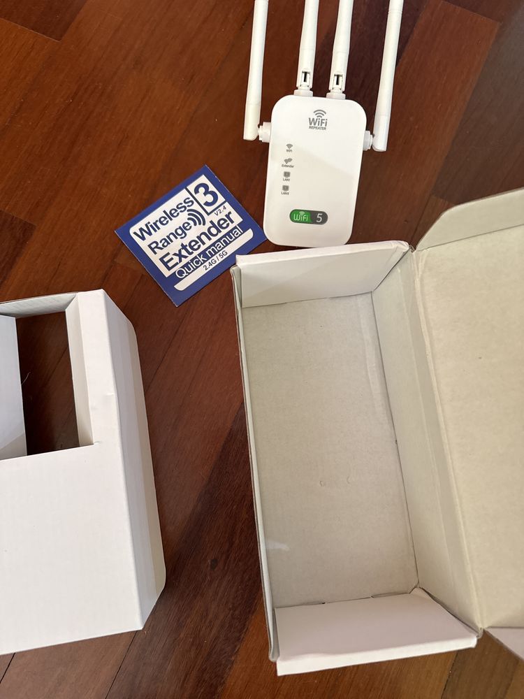 Repetidor wifi dual band NOVO