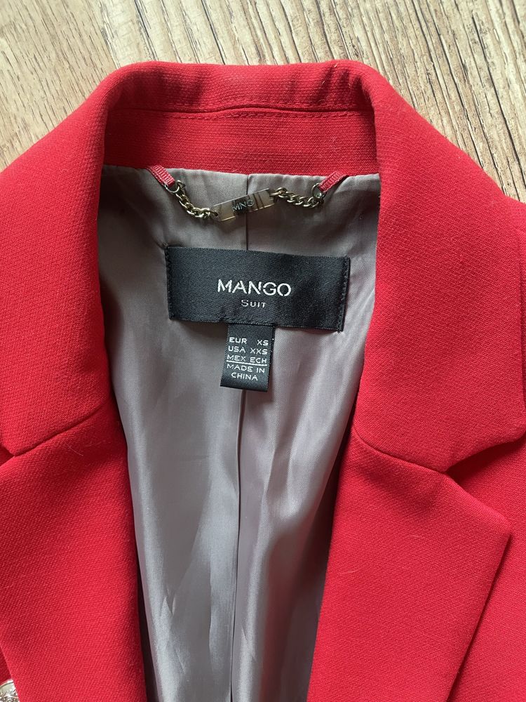 Żakiet marynarka Mango xs czerwony