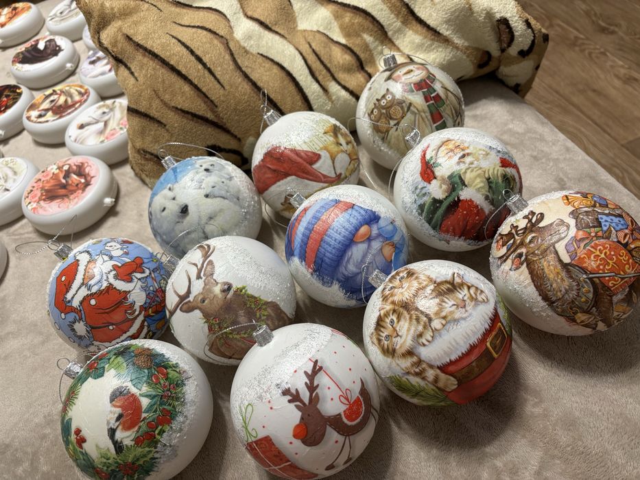 Новорічні кульки (ручна робота)
