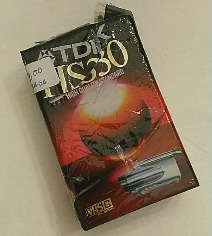 Cassete nova vhs-c