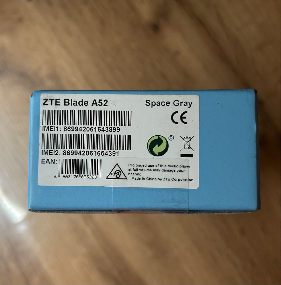 Мобільний телефон ZTE Blade A52 4/64GB Space Gray