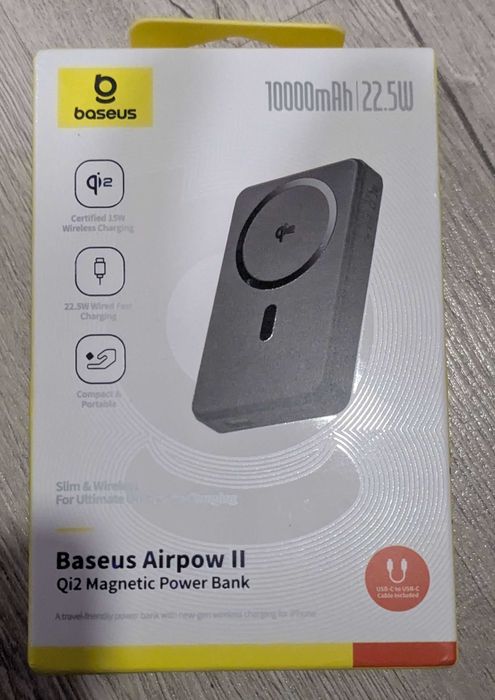 Компактный павербанк Baseus Airpow II Magsafe