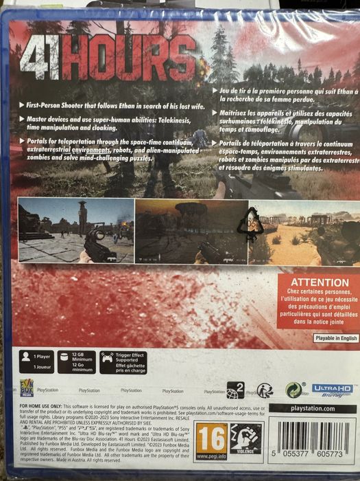 41 час - Sony PlayStation 5