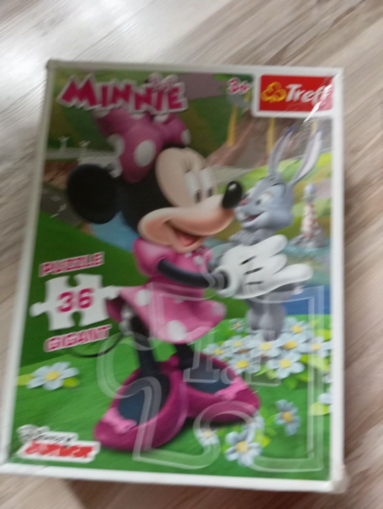 Puzzle mega duże Bing myszka Miki królowa śniegu