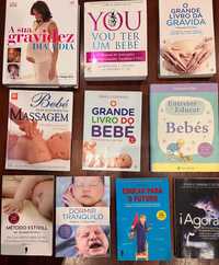 9 Livros diversos Gravidez e bebes - Cascais