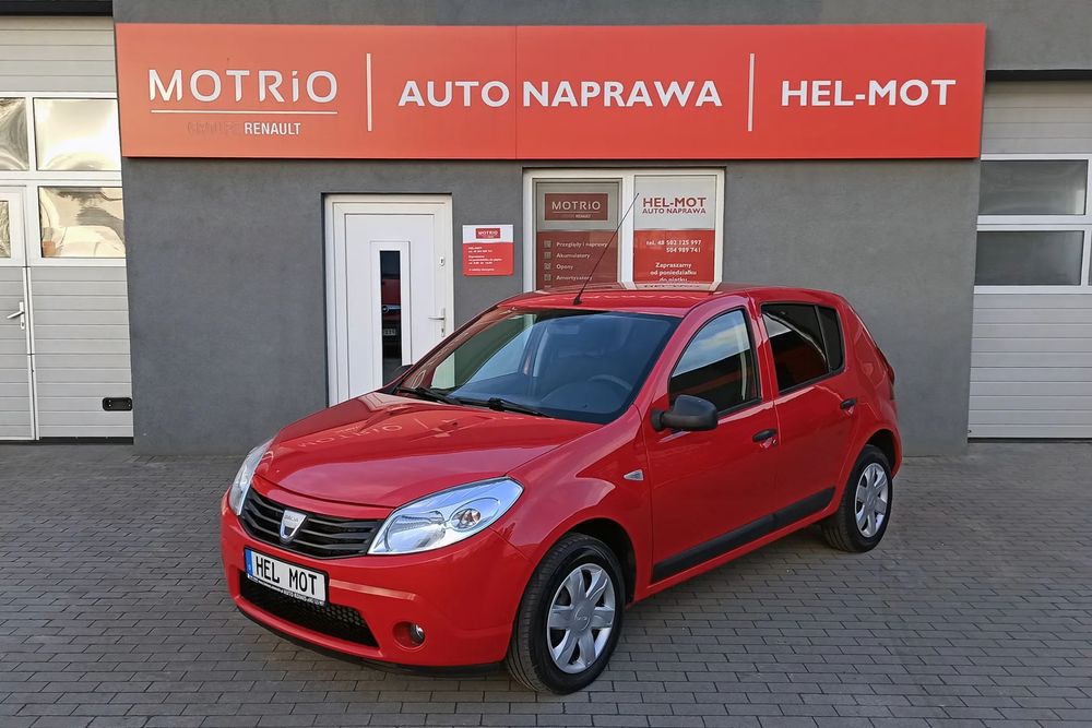Dacia Sandero 1.6 16V 105KM, Klima, Zarejestrowana w Polsce, VAT-marża!