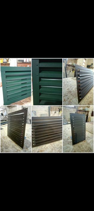 Вентиляційні решітки,  жалюзі,  накриття димоходів,  металевий сайдинг