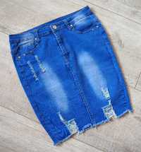 Girl Vivi_spódnica jeansowa strech_rozmiar M/L