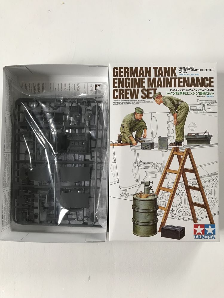 Figurki mechanik czołgu akcesoria modelarskie Tamiya 35180