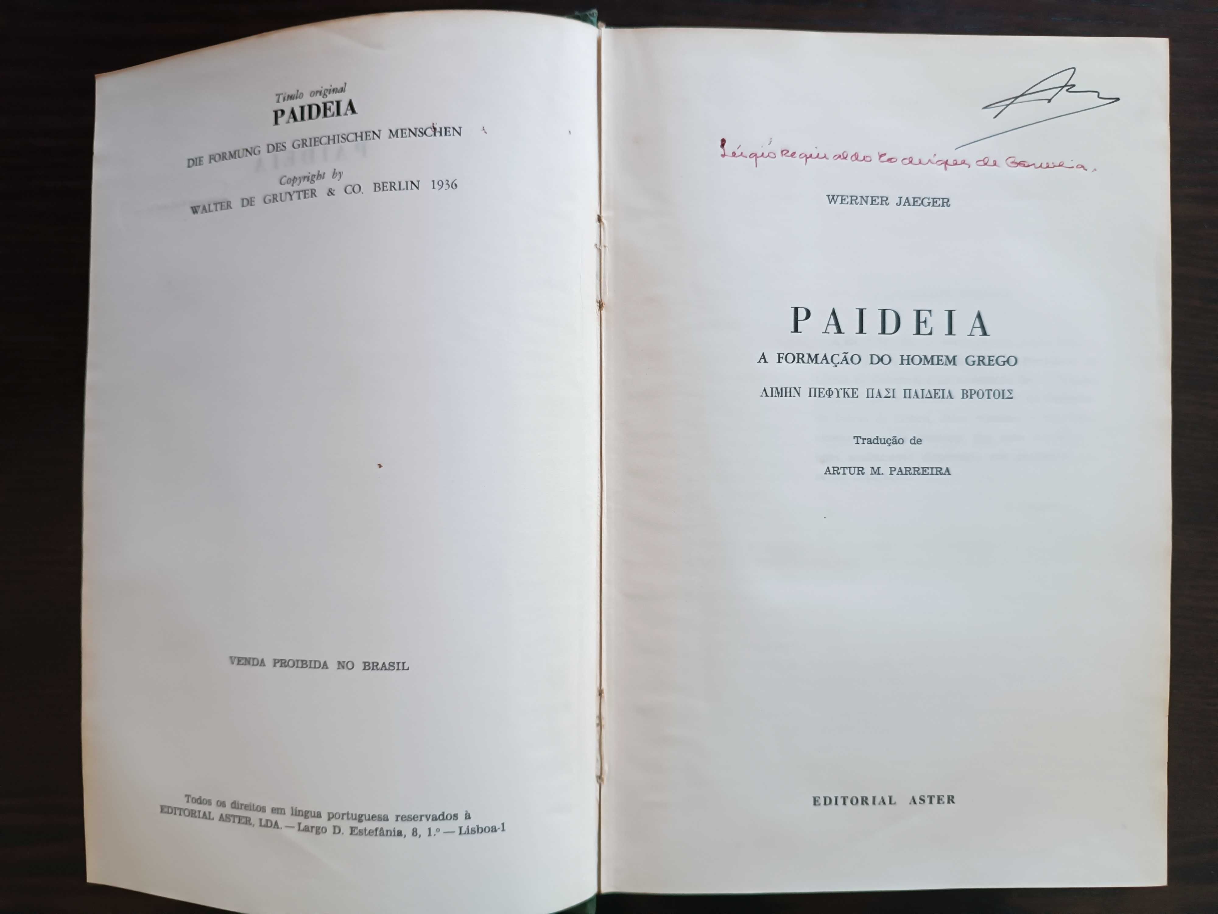 Paideia, de Werner Jaeger