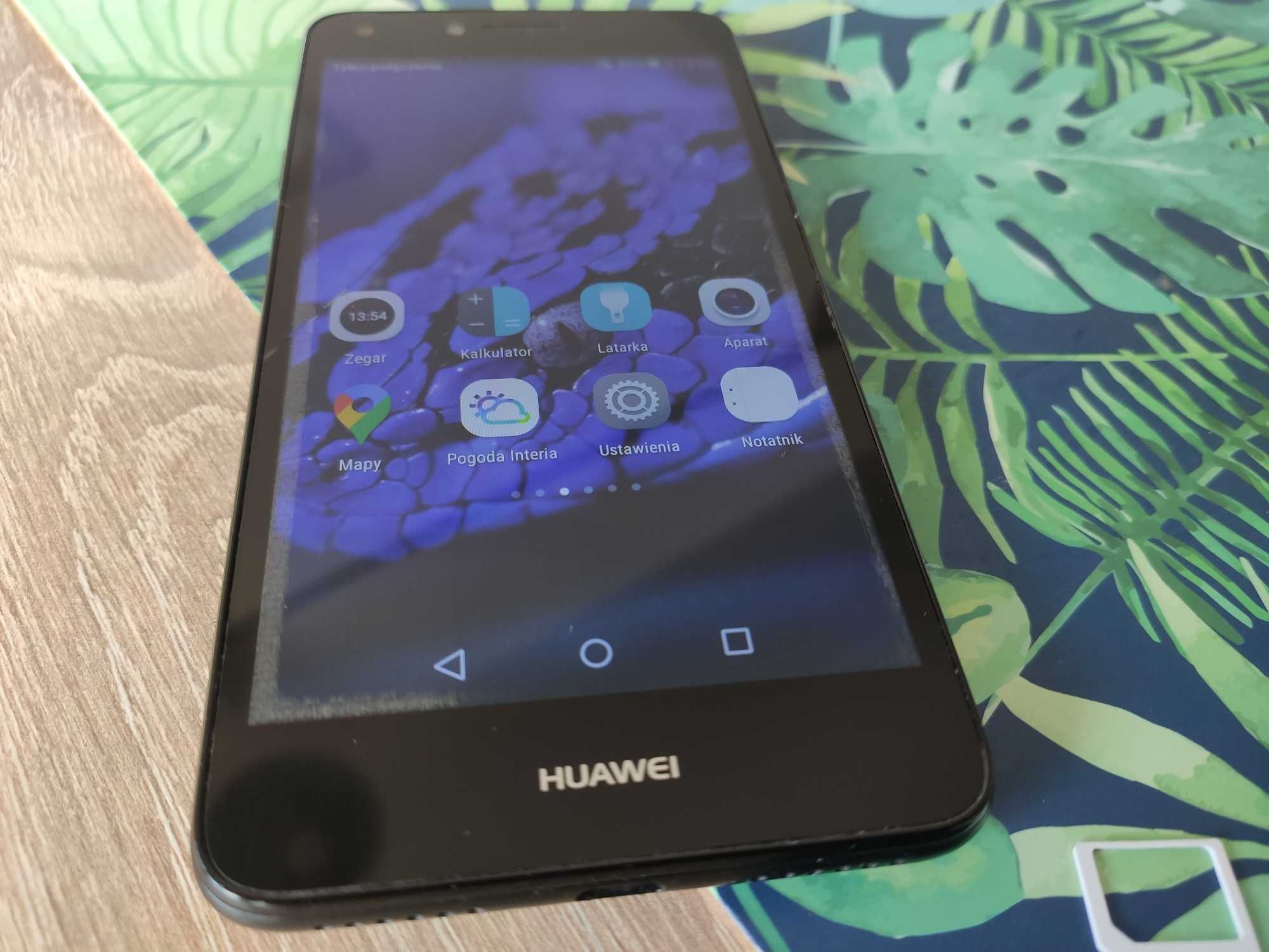 Huawei CUN-L01 - stan db z ładowarką i etui oraz pokrowcem zamykanym