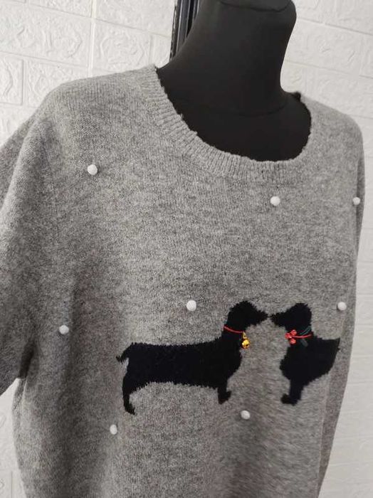 Sweter rozmiar 52 jesteś oversize cena 28 zł
