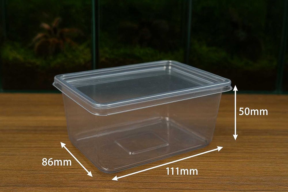 Terrarium Pojemnik hodowlany 111×86×50 mm ptasznik mocne terrarystyka