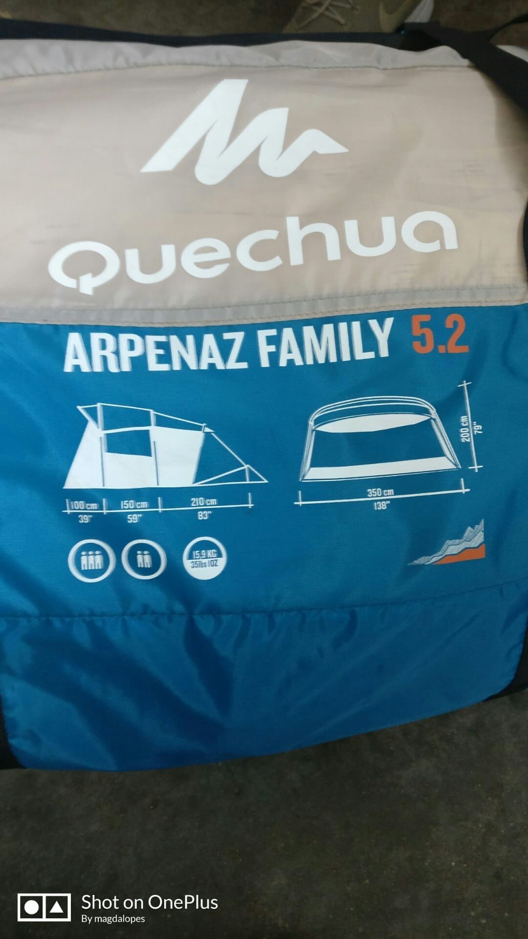 Tenda Quechua Arpenaz 5.2 Varetas