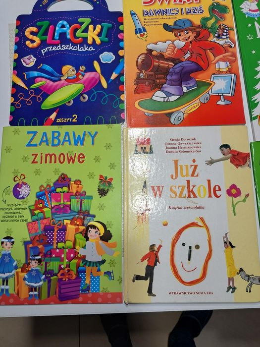 Różne książki edukacyjne zestaw tanio.