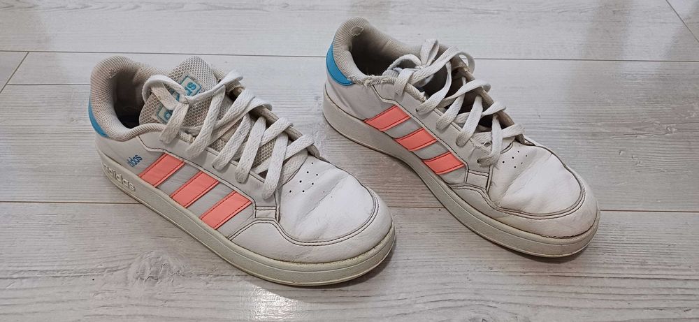 Buty Sportowe ADIDAS 37 1/3 Białe Różowe Wysyłka