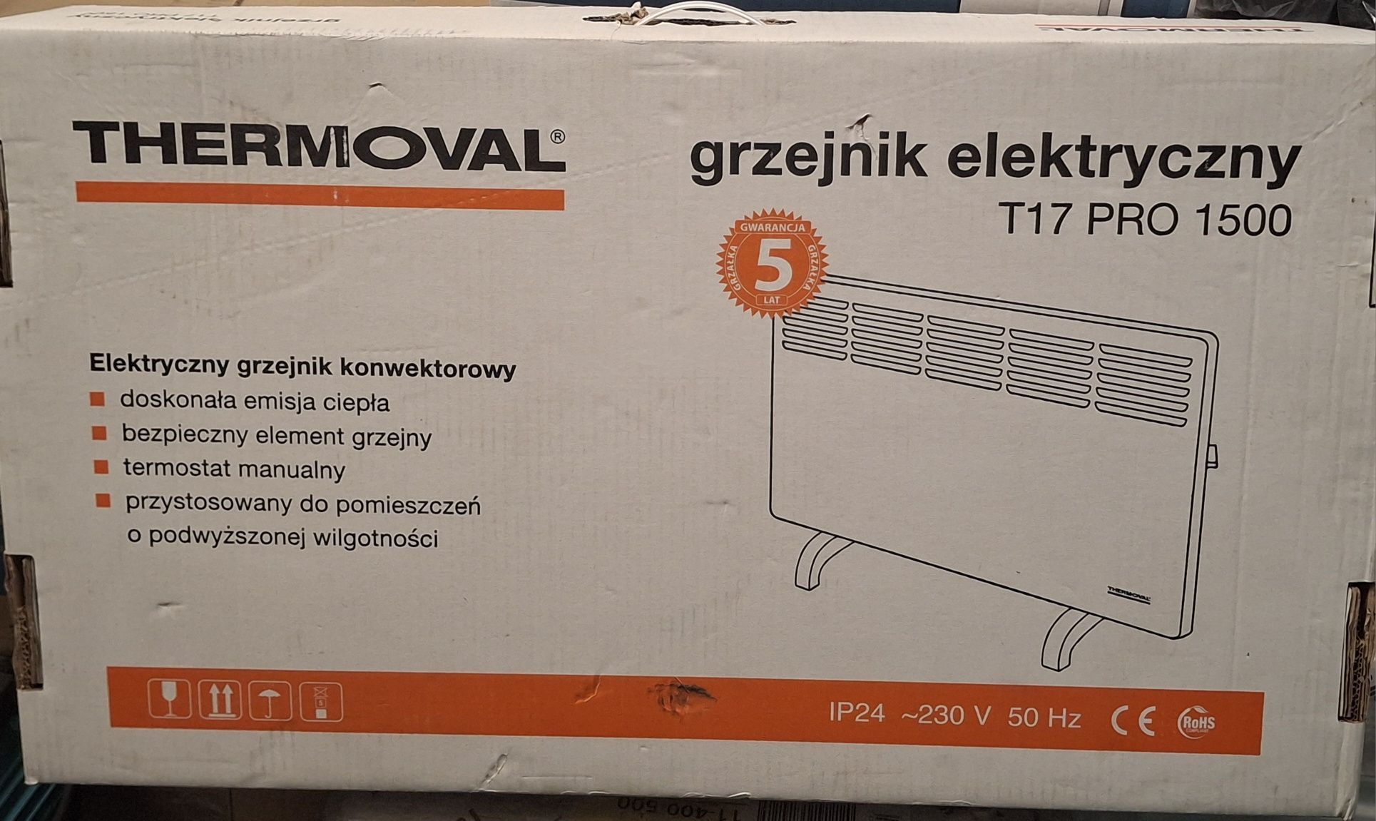 Електричний конвектор THERMOCAL 1500Вт Польща