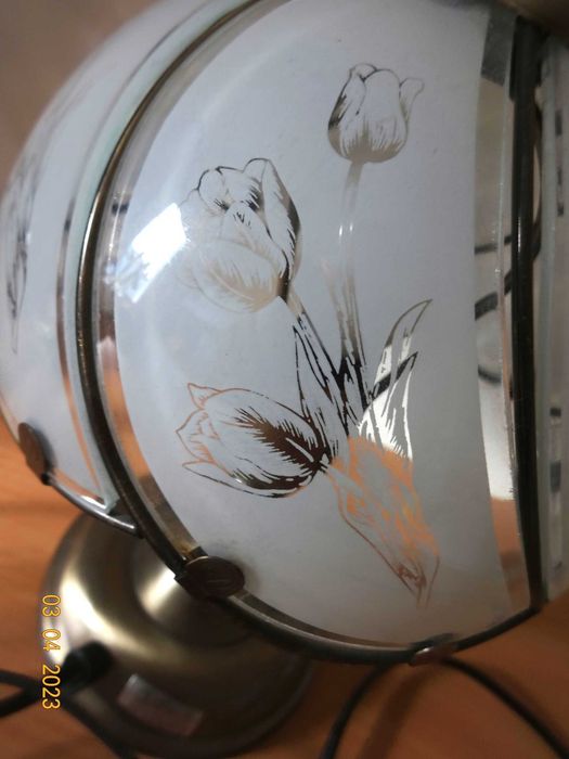lampka nocna klosz szklany