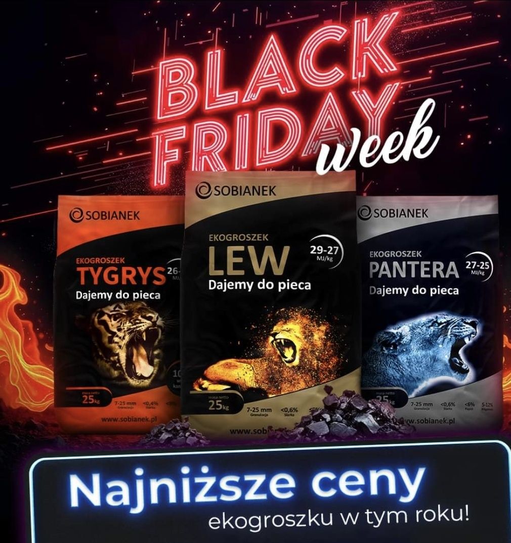 Ekogroszek Lew SOBIANEK pellet