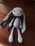 Игрушка вязанная заяц крючком handmade