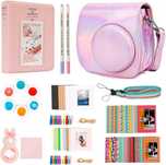 Annle Akcesoria Instax Mini 11 / 9 / 8 futerał album filtry etui róż