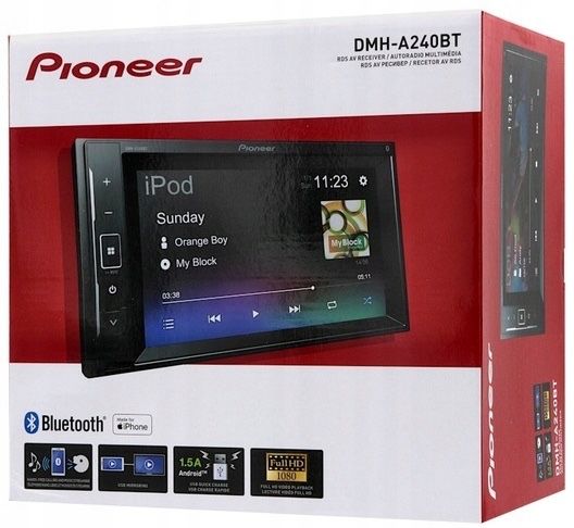 Pioneer iPod DMH-A240BT radio samochodowe wyświetlacz nowe okazja!