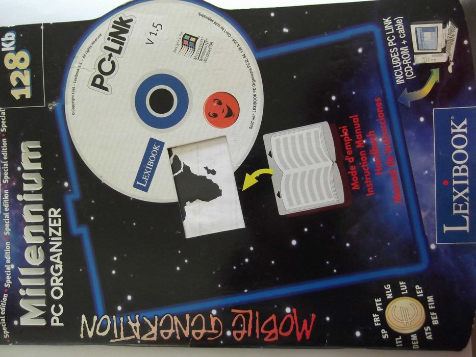 agenda eletronica e livros