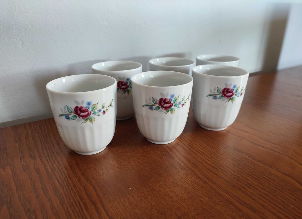 6 kubków porcelanowych polska porcelana Karolina