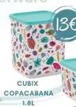 Caixa Cubix 1.8L CopaCabana Tupperware