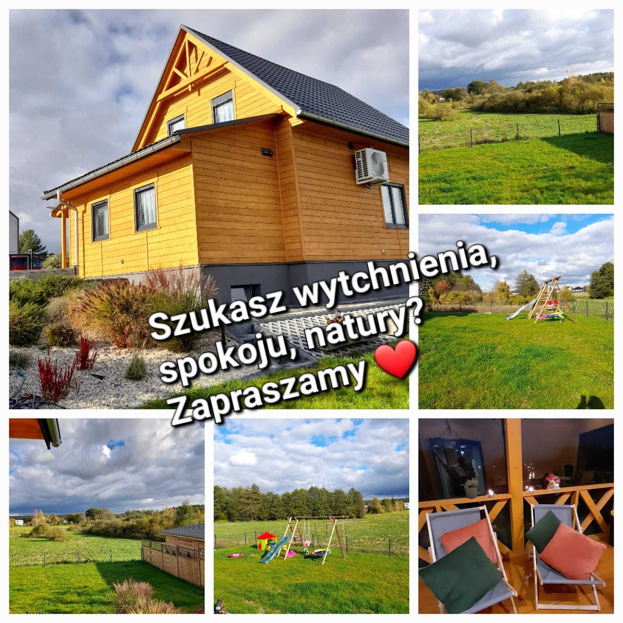 Dom 10 osobowy - SAUNA - jeziora - Słoneczne Wzgórze Lubrza - Lubuskie