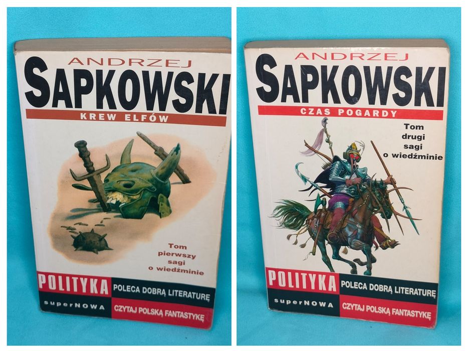 Sapkowski Wiedźmin, pakiet osiem tomów