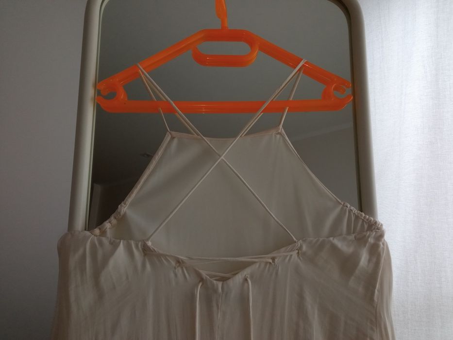 Vestido comprido pérola