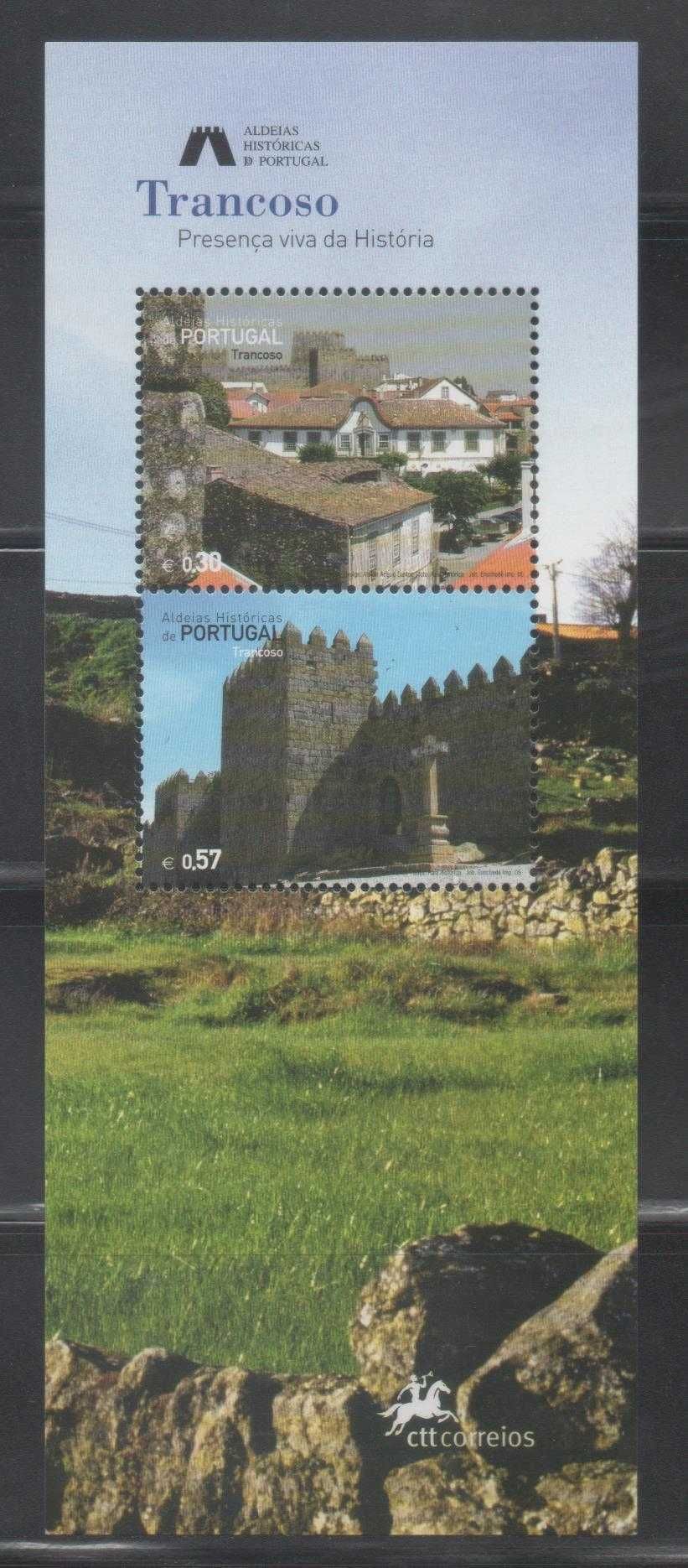12 BLOCOS 306 a 317 de 2005 / Aldeias Históricas. Novos.