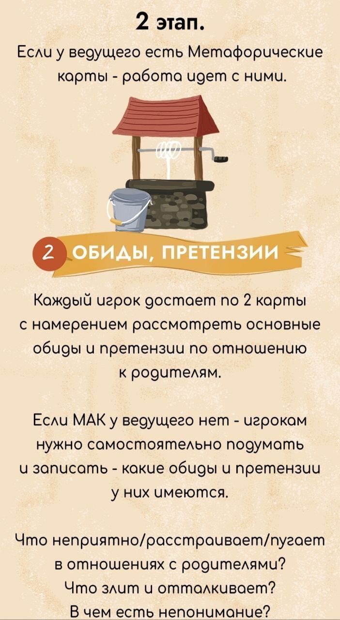 Трансформационная игра Взросление Я и родители