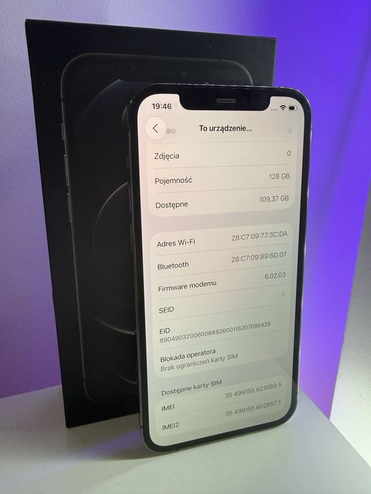 iPhone 12 Pro 128GB 100% KONDYCJA
