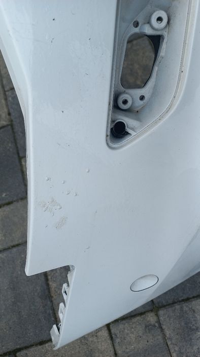 Audi a6 c7 lift 14-18 zderzak przód przedni bialy ly9c