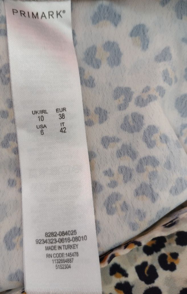 Sukienka w panterkę firmy Primark, rozmiar 38